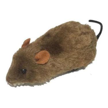 Imagem de Ratinho Flexão Arranhador Gato Brinquedo - Ratinho Toys, Marrom