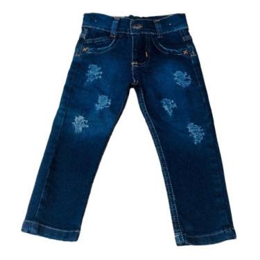 Imagem de Calça Jeans Masculina Infantil Meninos Com Regulador - Império Kids, 1