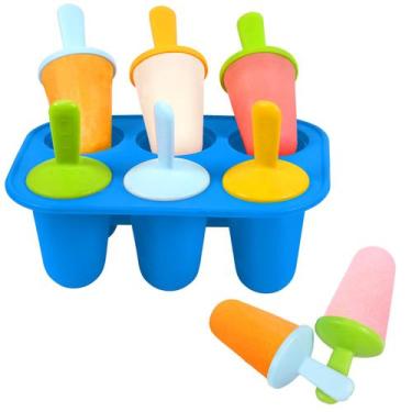 Imagem de Moldes de picolé Miaowoof Silicone de 6 cavidades para crianças pequen