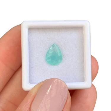 Imagem de Turmalina Paraíba Azul Neon Gota 1,10ct - SP GEMAS