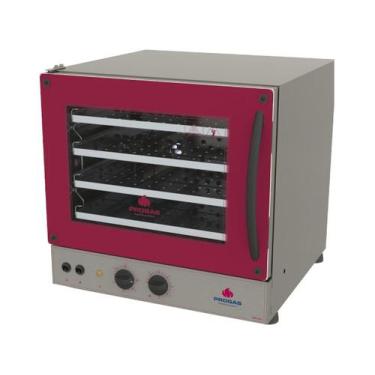 Imagem de Forno Turbo Elétrico 4 Assad Fast Oven Progás 127v Vermelho, 110V