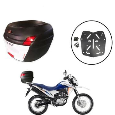 Imagem de Baú 34l Awa Proos + Sup Baú Superior Bros 150/160 2015+, Branco