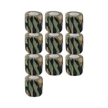 Imagem de Bandagem Elástica Camuflada, 10 Peças, À Prova D'água, Durável, Autoad