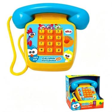 Imagem de Telefone Musical Para Desenvolvimento Infantil - Galinha Pintadinha