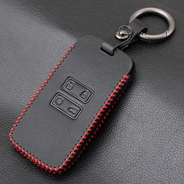 Imagem de Venus-David Couro Car Key Case Cover Chaveiro Anel Shell Key Bag, apto para Renault Koleos Kadjar Megan 2016 2017 2018 2019