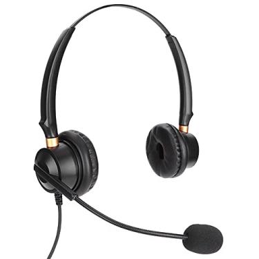 Imagem de Fone de ouvido binaural, boa audição, som para negócios, fone de ouvido leve para comunicação para empresas