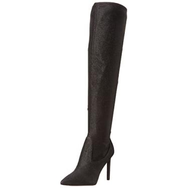 Imagem de NINE WEST Bota feminina acima do joelho Tacy2, Preto, 8