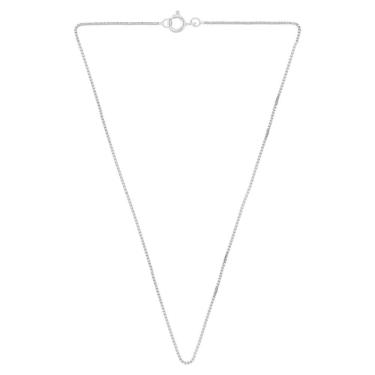 Imagem de Corrente Prata Veneziana Fina 0.70mm 60cm