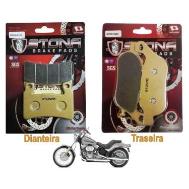 Imagem de Kit pastilha freio D/T FXST Softail Standard 1584 2015 2016