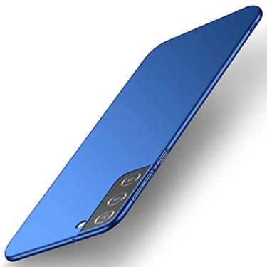 Imagem de Capa Capinha Acrílica Fosca Ultra Fina Para Samsung Galaxy S22 Normal Tela 6.1 Case Slim Premium (Azul)