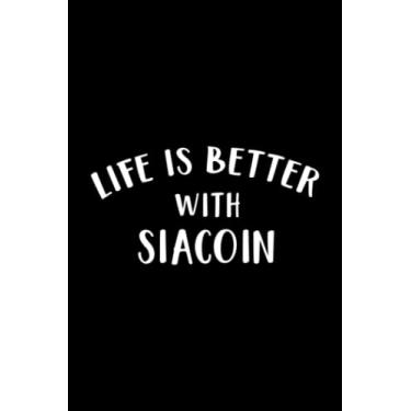 Imagem de Whiskey Tasting Journal - Siacoin Crypto, Life is Better With Siacoin Art: Siacoin, Record keeping notebook log for Whiskey lovers and collectors | ... your Whiskey collection and products,Pocket