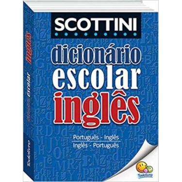 Imagem de Mini Dicionario Escolar Scottini-Ingles/Portugues