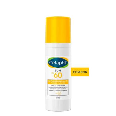 Imagem de Protetor Solar Facial Cetaphil Sun Light Fluid Antioxidante com Cor FPS 60 com 50ml 50ml
