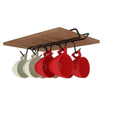 Imagem de The Best Imports Porta Xícaras Suporte Organizador Armário Cozinha Aço Forte