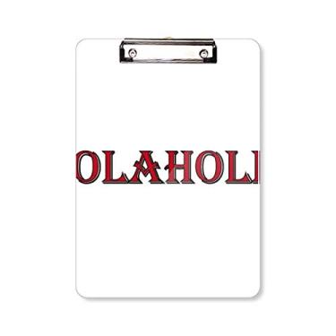 Imagem de Elegante Word Colaholic Prancheta Pasta Escreva Placa de suporte A4