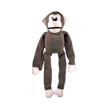 Imagem de JAMBO PET Brinquedo Pelúcia Macaco Marrom Com Som Para Cães - Gigante, JB25564M