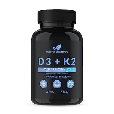 Imagem de Vitamina D3 200UI + Vitaminas K2 65mcg (MK-7) 1 Pote com 30 Cápsula de 480mg