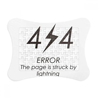 Imagem de Programador 404 Página de erro por moldura de quebra-cabeça decoração de quadro ornamento de jogo de quebra-cabeça