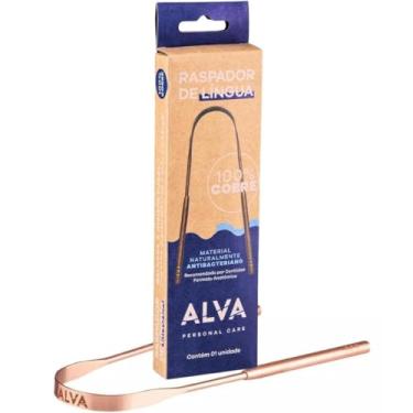 Imagem de Raspador De Lingua Alva 100% Cobre