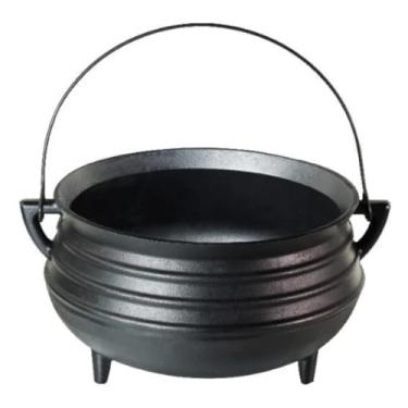 Imagem de Mini Panela Tripé Caldeirão Ferro Fundido Sem Tampa 600 ml Santana