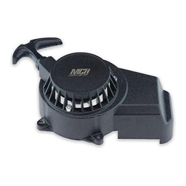 Imagem de MCHMFG Arranque de recuo de liga com parafusos para 2 tempos 47cc 49cc Pocket Coolster SSR SX50 Mini Dirt Bike Moto Quad ATV Preto