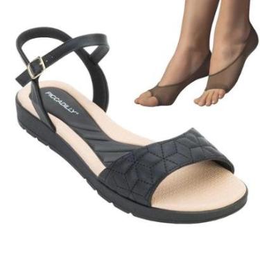 Imagem de Kit Sandália Rasteira Piccadilly Rejane Feminina-Feminino