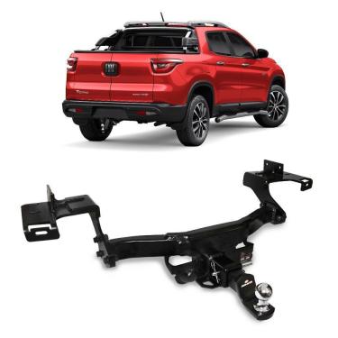 Imagem de Engate Reboque Fiat Toro 2016 a 2023 Keko K1 400 kg Removível