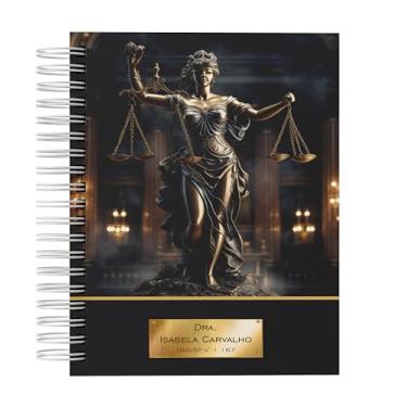 Imagem de Agenda Jurídica 2025 Personalizada Com 8 Capas Miolo Azul (CAPA 13)