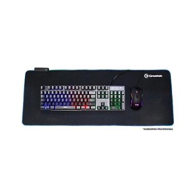 Imagem de Mousepad Gamer Grande Rgb 80 X 30 Cm Iluminado Led Rgb