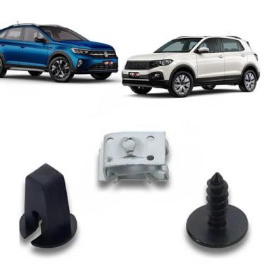 Imagem de Kit Grampo Presilha Parabarro Diant Nivus T-cross 19 A 2022 - DFEB