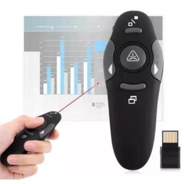 Imagem de Apresentador Caneta Slide Apontador Laser Controle Sem Fio - Home Good