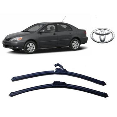 Imagem de Par de Palhetas Limpador de Parabrisa Dianteiro Toyota Corolla 2002 20