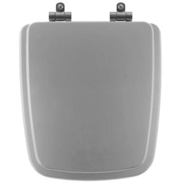 Imagem de Assento Sanitário Poliéster Soft Close Boss Onix (Preto Fosco) para Vaso Incepa com Ferragem Preta