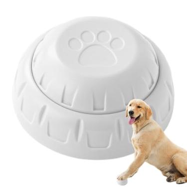 Imagem de Campainha de registro de cachorro, botão de gravação para comunicação - Botão de fala da campainha de treinamento de voz interativo - Reprodução de botão falante gravável 30 segundos brinquedos para c