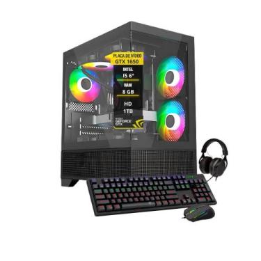 Imagem de Pc Gamer I5 6º Placa Gtx 1650 8Gb Memoria Hd 1Tb Ssd 240Gb - Amorim Sh