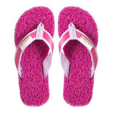 Imagem de Chinelo Sport Fascite Plantar Castellane Feminino, Pink, 33/34