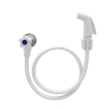 Imagem de Ducha Higiênica Banheiro Chuveiro Intimo Branca 1/4 V Abs - Shophidrau