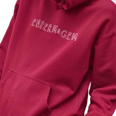 Imagem de Blusa Moletom Masculino Estampado Enfermagem em Algodão Fio 30.1 Pente