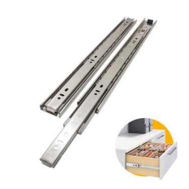 Imagem de Corrediça Trilho Telescópico 40 Cm Inox H45 Steel 40 Kg - Hd, H45 Stee