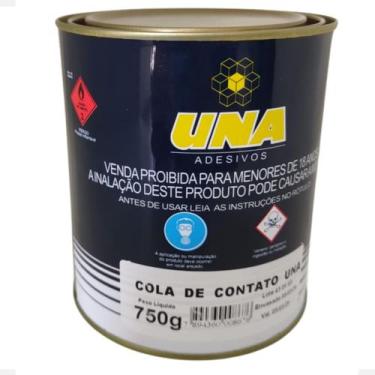 Imagem de Cola de Contato Una 750G Adesivo de contato Para Moveis Acabamento