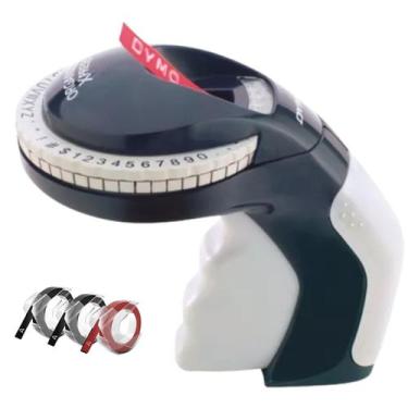 Imagem de Rotulador Manual Dymo Organizer Xpress Preto Com 3 Fitas, Preto