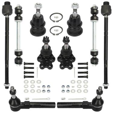 Imagem de 10 peças K6540 K6539 K80631 EV370 ES3492, para GMC Sierra 1500 RWD, 1999 2000 2001 2002 2003 2004 2005 2006, junta esférica superior inferior de suspensão dianteira Extremidade da haste de direção