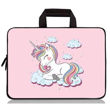 Imagem de HYUTOTA Bolsa para laptop 11 11,6 12,1 12,1 de 12,5 polegadas, capa para Chromebook, capa para notebook, Ultrabook, capa de neoprene, compatível com Apple MacBook Air, Samsung, Google, Acer, HP, DELL,