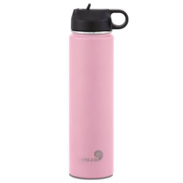 Imagem de Garrafa Térmica de Inox 750ml Big College - CAN.U.DO, Rosa