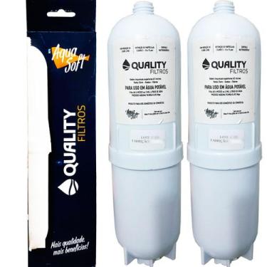 Imagem de 2x Filtro Refil Vela Compatível Soft Purificador Everest - QUALITY