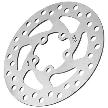 Imagem de Disco de Freio de Aço Inoxidável de 5 Parafusos de 120 Mm, Reduz a Poeira do Freio, Com Fácil Instalação, para Scooter Elétrica M365 / PRO / PRO2