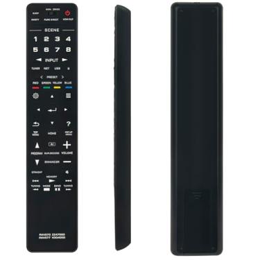 Imagem de RAV572 ZZ47580, RAV577 VDQ4050 Controle remoto de substituição adequado para receptor de áudio Yamaha RX-A4A RXA4A RX-A1080 RX-A2080 RX-A2A RX-A6A RX-A8A - sem luz de fundo sensível ao toque