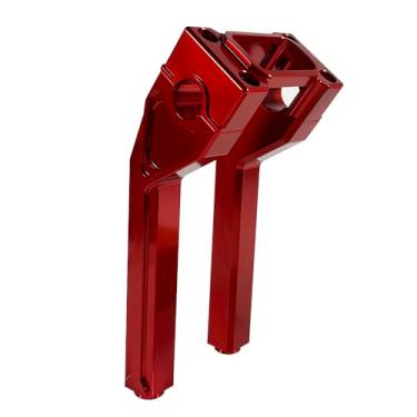 Imagem de M Maintenanse Elevadores de guidão de 2,5 cm para Harley Street Bob Low Rider S ST 2018-2023 (vermelho, 20 cm)
