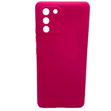 Imagem de Capinha Celular Compatível Com Samsung Galaxy Note 10 Lite SM-N770F Case Aveludada (Pink C/Proteção)