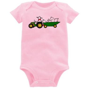 Imagem de Body Bebê Fazendeiro - Foca na Moda, Rosa bebê, G